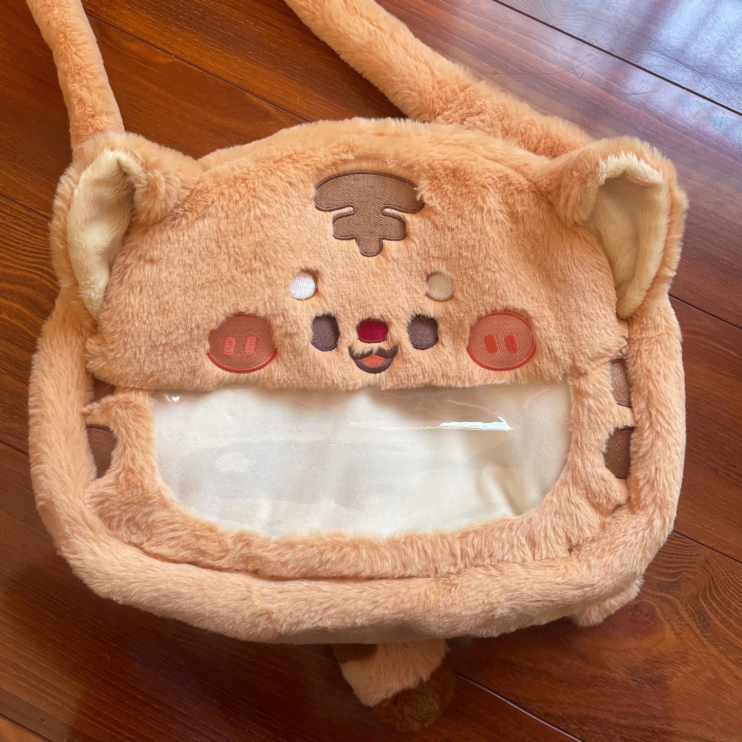 In stock 8" 20cm little white plush bag